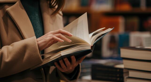 reading book